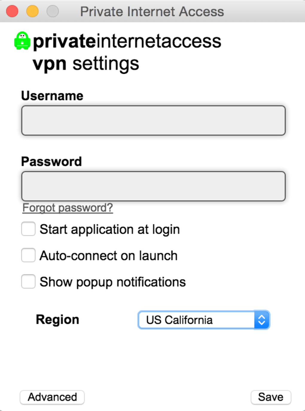 Private internet access mac os